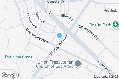 Map image of the property - 752 S El Monte Ave