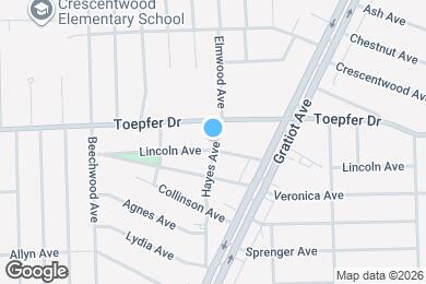 Map image of the property - 14999 Lincoln Ave