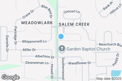 Map image of the property - 1640 Composer Way