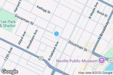 Map image of the property - 807 Dousman St