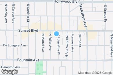 Map image of the property - 1439 N Poinsettia Pl