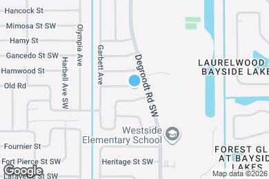 Map image of the property - 328 Hammonton St SW