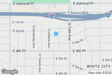Map image of the property - 4624 E 3rd St
