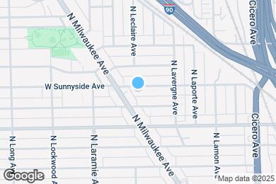 Map image of the property - 5059 W Sunnyside Ave