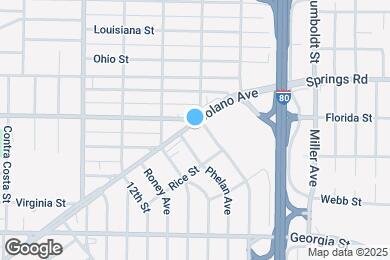 Map image of the property - 1933 Solano Ave