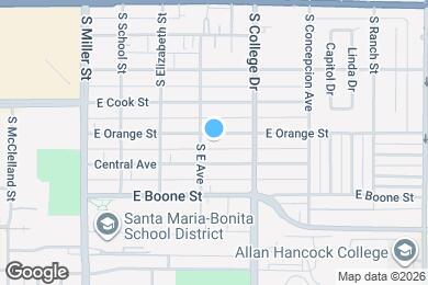 Map image of the property - 710 E Orange St