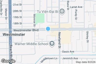 Map image of the property - Westminster Apartments