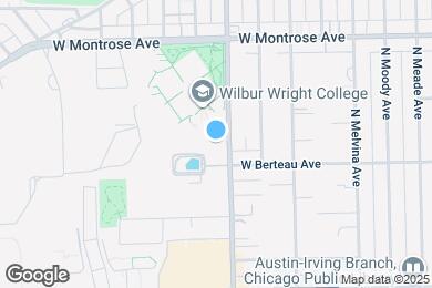 Map image of the property - 6400 W Berteau Ave