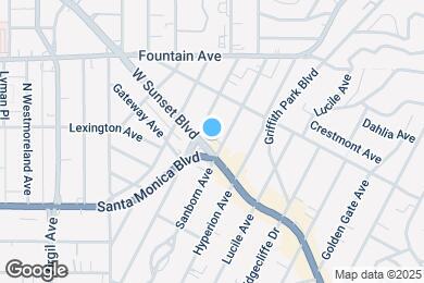 Map image of the property - 4013 W Sunset Blvd