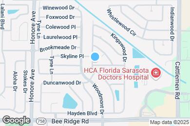 Map image of the property - 3411 Spainwood Dr