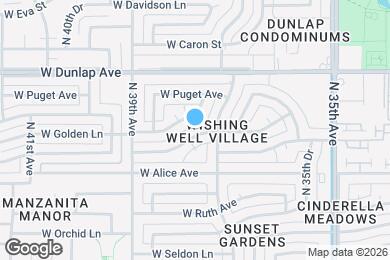 Map image of the property - 3718 W Townley Ave