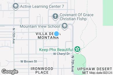 Map image of the property - 10402 N 9th Ave