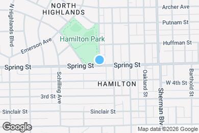 Map image of the property - 1229 Spring St
