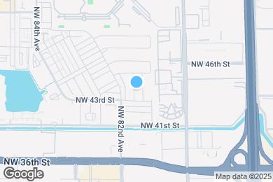Map image of the property - 4363 NW 81st Ave