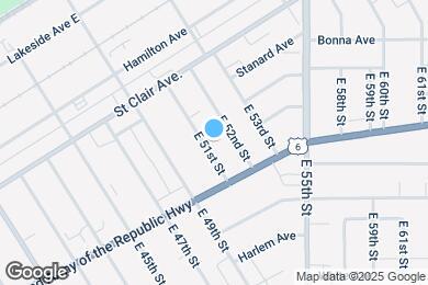 Map image of the property - 1427 E 51st St