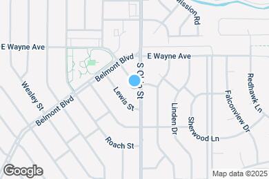 Map image of the property - 2142 Oxford Dr