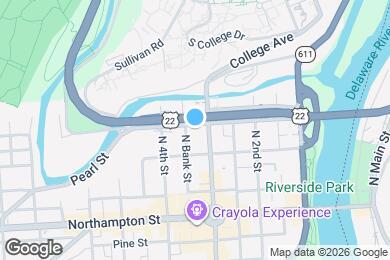 Map image of the property - 314 Bushkill St