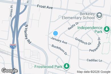 Map image of the property - 8465 January Ave