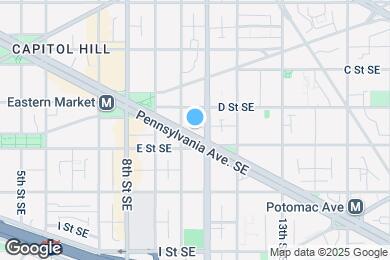 Map image of the property - 1022 Pennsylvania Ave. SE
