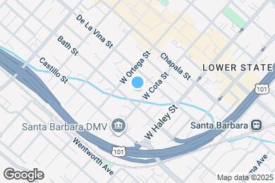 Map image of the property - 609 De La Vina St
