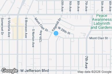 Map image of the property - 3930 Mont Clair St