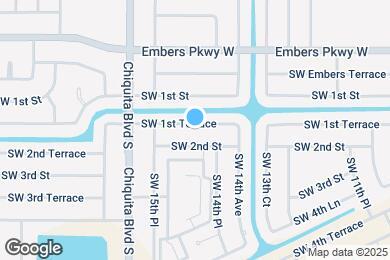 Map image of the property - 1426 SW 1st Terrace