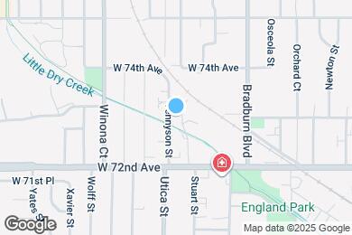 Map image of the property - 7320 Tennyson St