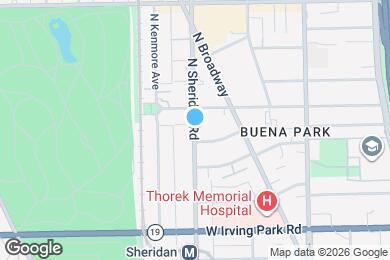 Map image of the property - 4149 N Sheridan Rd