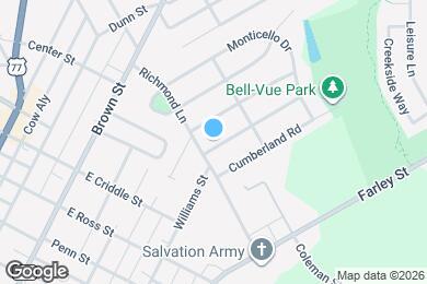 Map image of the property - 101 Wilmington Ave