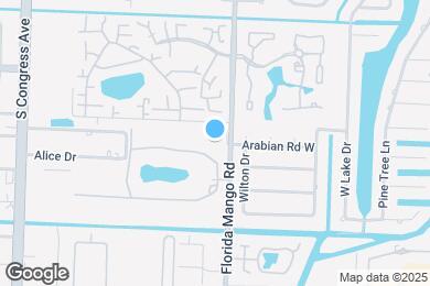 Map image of the property - Palm Ridge Apartments