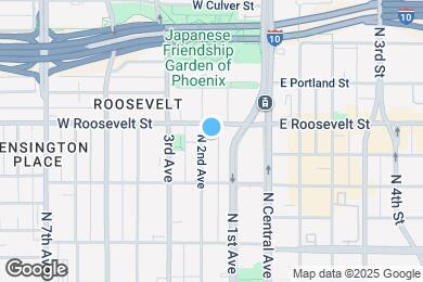 Map image of the property - 839 N 2nd Ave