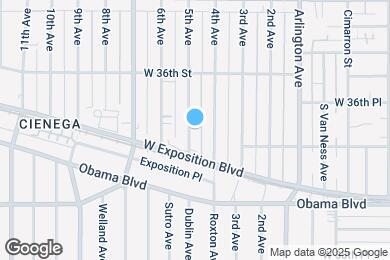Map image of the property - 3666 5th Ave