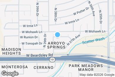 Map image of the property - 3815 W Runion Dr