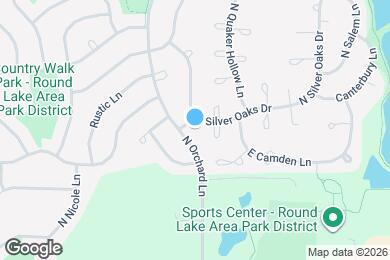 Map image of the property - 185 E Silver Oaks Dr