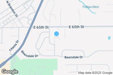 Map image of the property - 6425 Meadowfield Dr