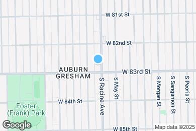 Map image of the property - 8246 S Racine Ave