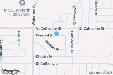 Map image of the property - 3120 Durwood Dr