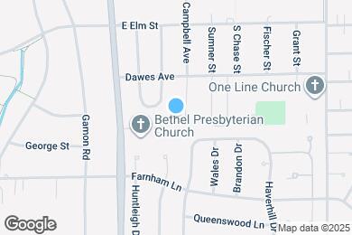 Map image of the property - 1340 Campbell Ave