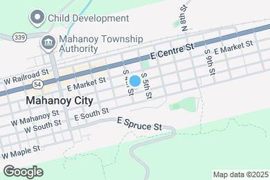 Map image of the property - 409 E Mahanoy St