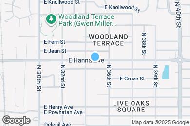 Map image of the property - 3407 E Hanna Ave