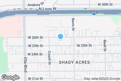 Map image of the property - 1404 W 26th St