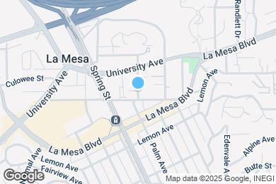Map image of the property - 4858 Palm Ave