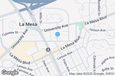 Map image of the property - 4860 Palm Ave