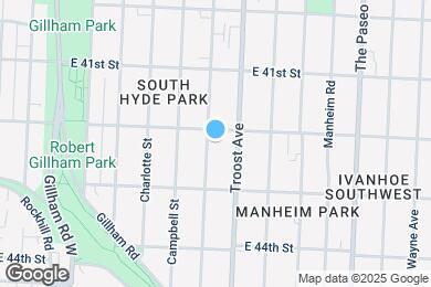 Map image of the property - 4207 Harrison St