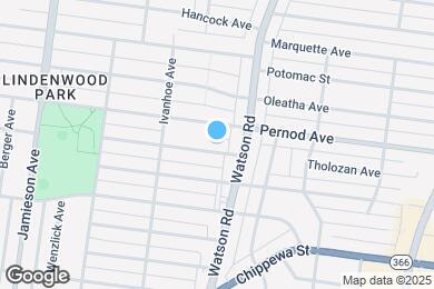Map image of the property - 6525 Tholozan Ave