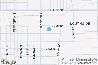Map image of the property - 1002 E 21st St
