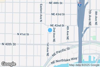 Map image of the property - 4042 1st Ave NE