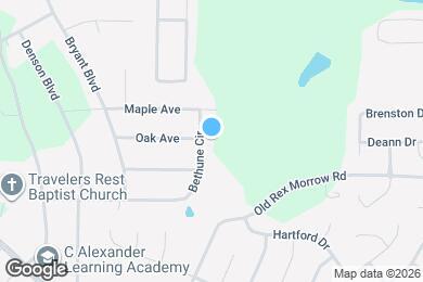 Map image of the property - 2401 Bethune Cir