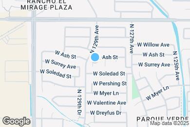 Map image of the property - 12827 W Ash St