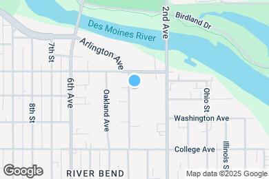 Map image of the property - 1809 Arlington Ave